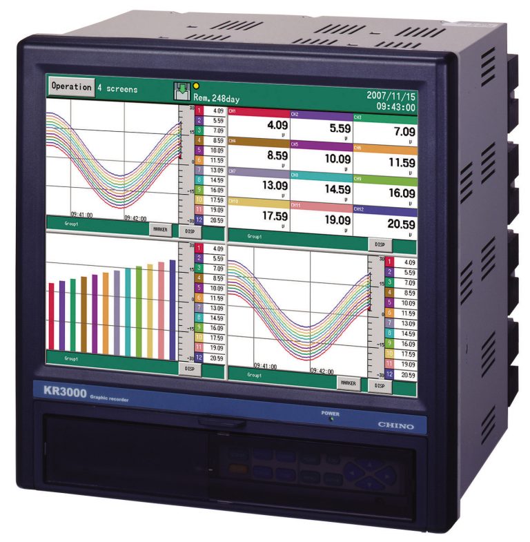 KR3000 Series Paperless Recorder Precision Control Sdn Bhd